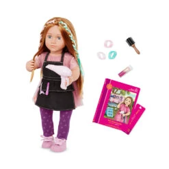 Our Generation Drew 18" Deluxe Doll With Book