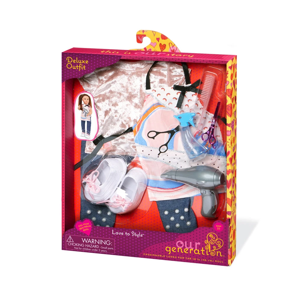 Our Generation Love To Style 18" Deluxe Outfit 4 Our Generation Love To Style 18" Deluxe Outfit - Image 2