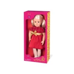 OUR GENERATION DOLL W/ PLAID EVENING DRESS, BRIA
