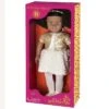 OUR GENERATION DOLL W/ DRESS & GOLD SEQUIN CARDIGAN, HAVEN (AA) -Our Generation EN0027275