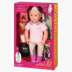 OUR GENERATION DELUXE RIDING DOLL W/ BOOK, TAMERA
