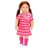 OUR GENERATION DOLL W/STRIPED DRESS & POLKA D -Our Generation EN0030727