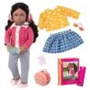 OUR GENERATION DELUXE TRAVEL DOLL W/ BOOK, AT 1 OUR GENERATION DELUXE TRAVEL DOLL W/ BOOK, AT -Our Generation EN0030744