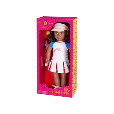 Our Generation Athletic Team Series 18" Tennis Player Doll - Imene 6 Our Generation Athletic Team Series 18" Tennis Player Doll - Imene - Image 4