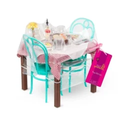 Our Generation Dining Table & Chairs Furniture Set With Play Food For 18" Dolls - Pizza With You -Our Generation GUEST 63002a1b 35be 4a0d 936a cce2a1866f89