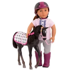 Our Generation Black Velvet Foal Horse Accessory Set For 18" Dolls 6 Our Generation Black Velvet Foal Horse Accessory Set For 18" Dolls -Our Generation GUEST 6894a13e d137 4a39 866f 1b89adfdb284