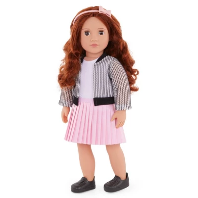 Our Generation Jacinta 18" Fashion Doll With Pink Skirt & Sweater 3 Our Generation Jacinta 18" Fashion Doll With Pink Skirt & Sweater
