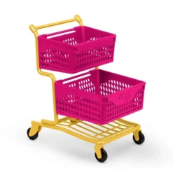 Our Generation Grocery Day Shopping Cart Pink & Yellow Accessory Set For 18" Dolls -Our Generation GUEST 7d82e723 d0fa 413d b4fc acc845cefd30