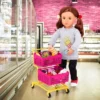 Our Generation Grocery Day Shopping Cart Pink & Yellow Accessory Set For 18" Dolls -Our Generation GUEST 8281c1b0 0224 4481 bb5b 69c46fc7325e