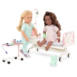 Our Generation Adjustable Hospital Bed & Doctor Set For 18" Dolls - Get Well Bed -Our Generation GUEST 86d2dc2c 80d3 45b6 b860 a9b4f7e0ae2c