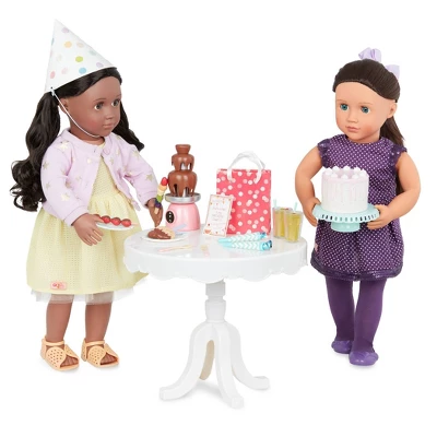 Our Generation Party Time Birthday Sweets Table Accessory Set For 18" Dolls 4 Our Generation Party Time Birthday Sweets Table Accessory Set For 18" Dolls - Image 2
