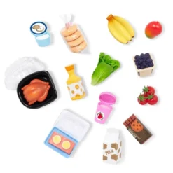 Our Generation Grocery Day Shopping Cart Pink & Yellow Accessory Set For 18" Dolls -Our Generation GUEST b245343c afdb 4658 9962 f733e505da84