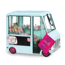 Our Generation Sweet Stop Ice Cream Truck With Electronics For 18" Dolls - Light Blue -Our Generation GUEST bba640af 9d3b 4620 b847 56069b17f000