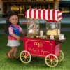 Our Generation Retro Pretzel & Popcorn Play Food Stand For 18" Dolls - Poppin' Plenty Snack Cart -Our Generation GUEST c43cafb1 7b26 4a66 8b76 718dfba20b06