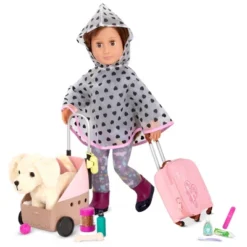 Our Generation Passenger Pets Doll & Pet Travel Accessory Set For 18" Dolls