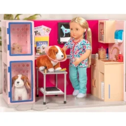 Our Generation Healthy Paws Vet Clinic Playset In Pink With Electronics For 18" Dolls -Our Generation GUEST d02c9181 d277 480f bc14 89aaac69415a