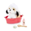 Our Generation Spa Day Pup Posable 6" Shih Tzu Pet Accessory Set