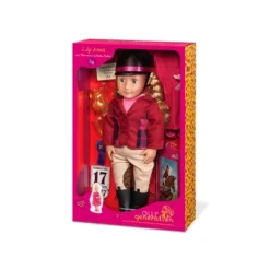 Our Generation Lily Anna With Horseback Riding Outfit & Book 18" Posable Doll -Our Generation GUEST e085c34e 88eb 4546 8687 ad7ad4b21201