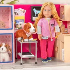 Our Generation Healthy Paws Vet Clinic Playset In Pink With Electronics For 18" Dolls -Our Generation GUEST e1f01d09 0115 4cde a5a9 3327f209ab93