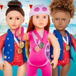 Our Generation Posable 18" Swimmer Doll - Maya