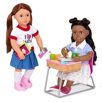 Our Generation Flying Colors School Desk & Supplies Accessory Set For 18" Dolls 4 Our Generation Flying Colors School Desk & Supplies Accessory Set For 18" Dolls - Image 2