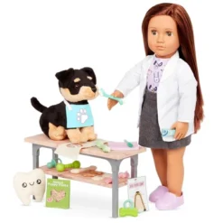 Our Generation Canine Care Pet Dentist Accessory Set For 18" Dolls