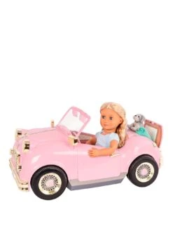 Our Generation Retro Pink Car For 18-inch Dolls -Our Generation QKAQX SQ3 0000000088 NO COLOR SLa