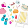 Our Generation Deluxe Beach Set -Our Generation our generation toy og deluxe beach set 13555456770141