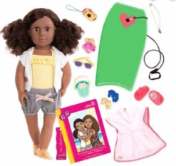 Our Generation Deluxe Twin Doll AA W/Book, Dedra