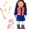 Our Generation Doll Leslie With Pet Dog -Our Generation our generation toy og doll with pet dog leslie 13522202591325