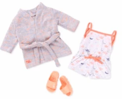 Our Generation Pajama With Robe Outfit P