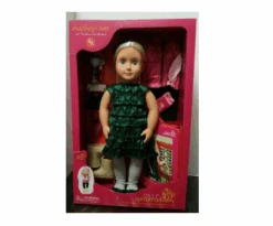 Our Generation Deluxe Chistmas Doll W/ Book