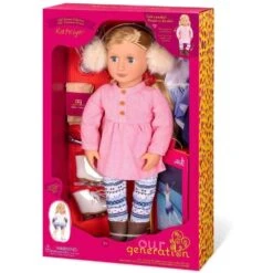 Our Generation Deluxe Doll With Book Katelyn