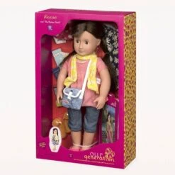 Our Generation Deluxe Reese Travel Doll & Book