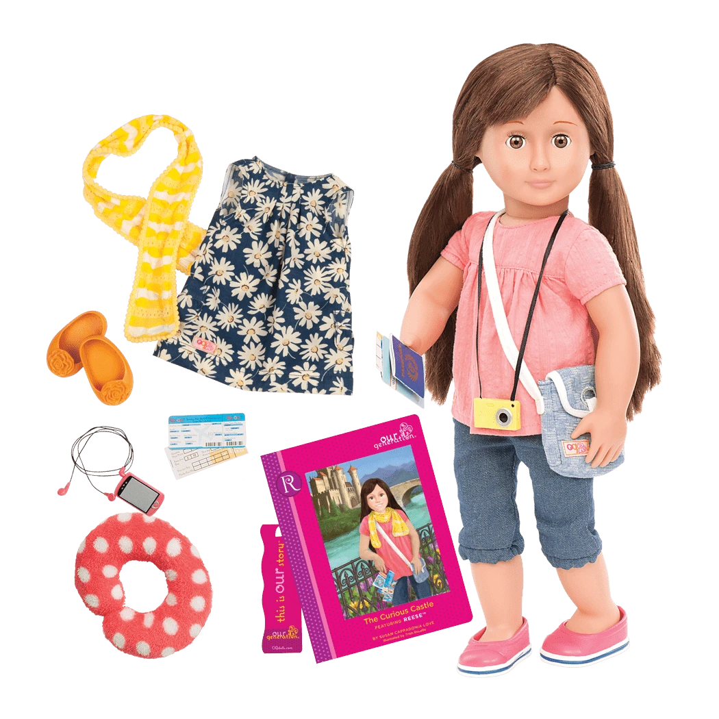 Our Generation Deluxe Reese Travel Doll & Book 4 Our Generation Deluxe Reese Travel Doll & Book - Image 2