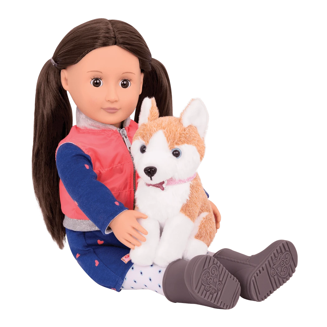 Our Generation Doll Leslie With Pet Dog 4 Our Generation Doll Leslie With Pet Dog - Image 3