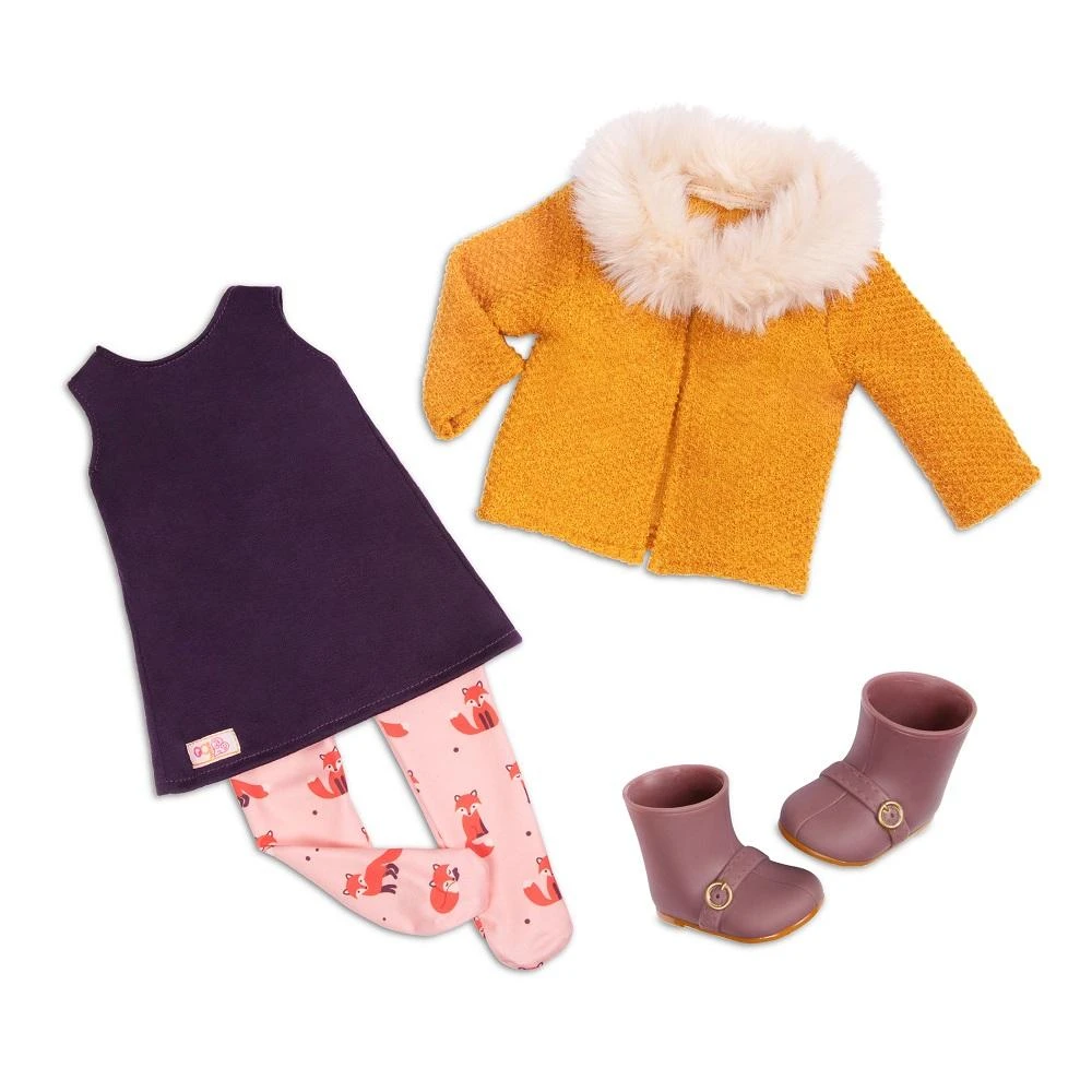 Our Generation Florence Doll With Fox Tights & Vest 5 Our Generation Florence Doll With Fox Tights & Vest - Image 3