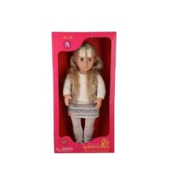 Our Generation Doll With Hooded Furry Vest Aria