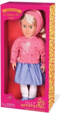 Our Generation Doll WithSkirt & Hoodie Elizabeth Ann -Our Generation our generation toys our generation doll with skirt hoodie elizabeth ann 28951435542696