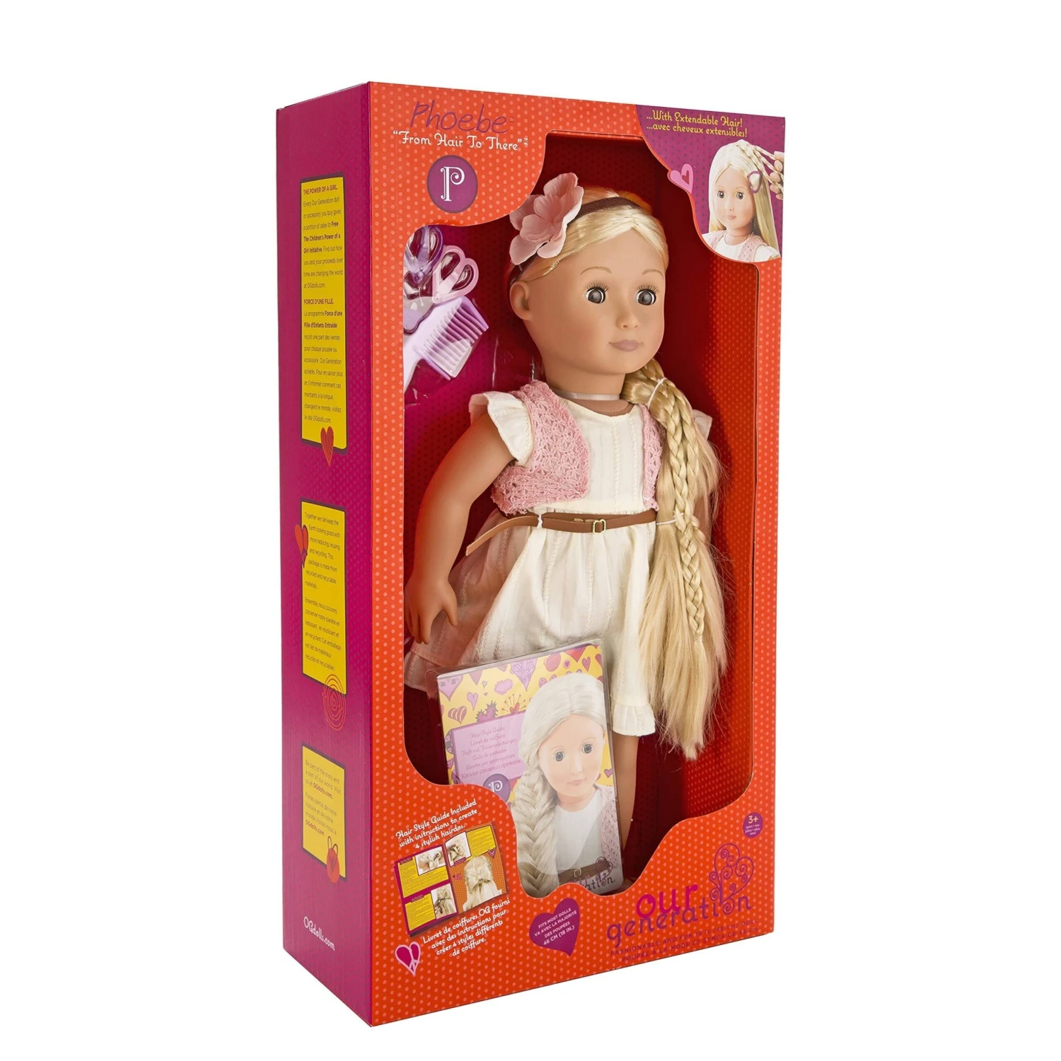 Our Generation Hair Grow Doll Blond Phoebe 3 Our Generation Hair Grow Doll Blond Phoebe