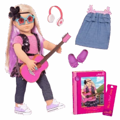 Our Generation Layla Rock Doll & Book -Our Generation our generation toys our generation layla rock doll book 36376526225629