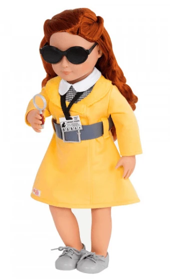 Our Generation - Retro Deluxe Detective Outfit - Yellow 4 Our Generation - Retro Deluxe Detective Outfit - Yellow - Image 2