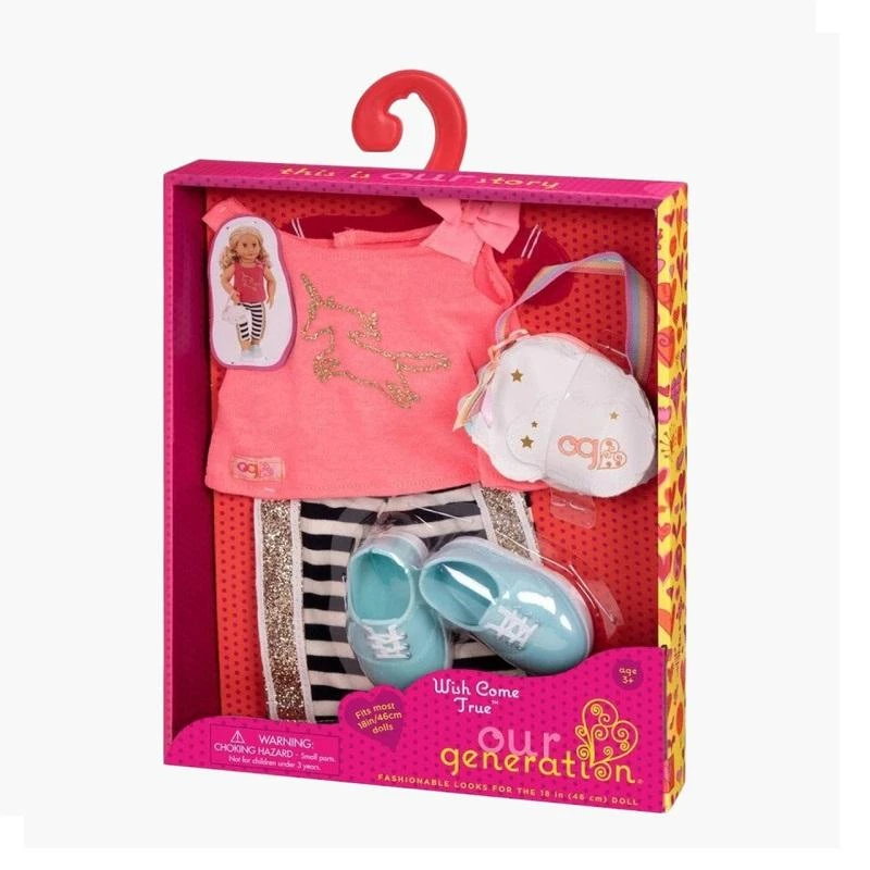 Our Generation Unicorn Shirt Outfit